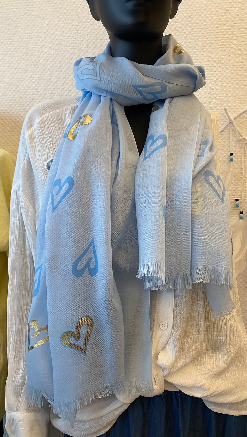 Miniature : Foulard avec coeurs 