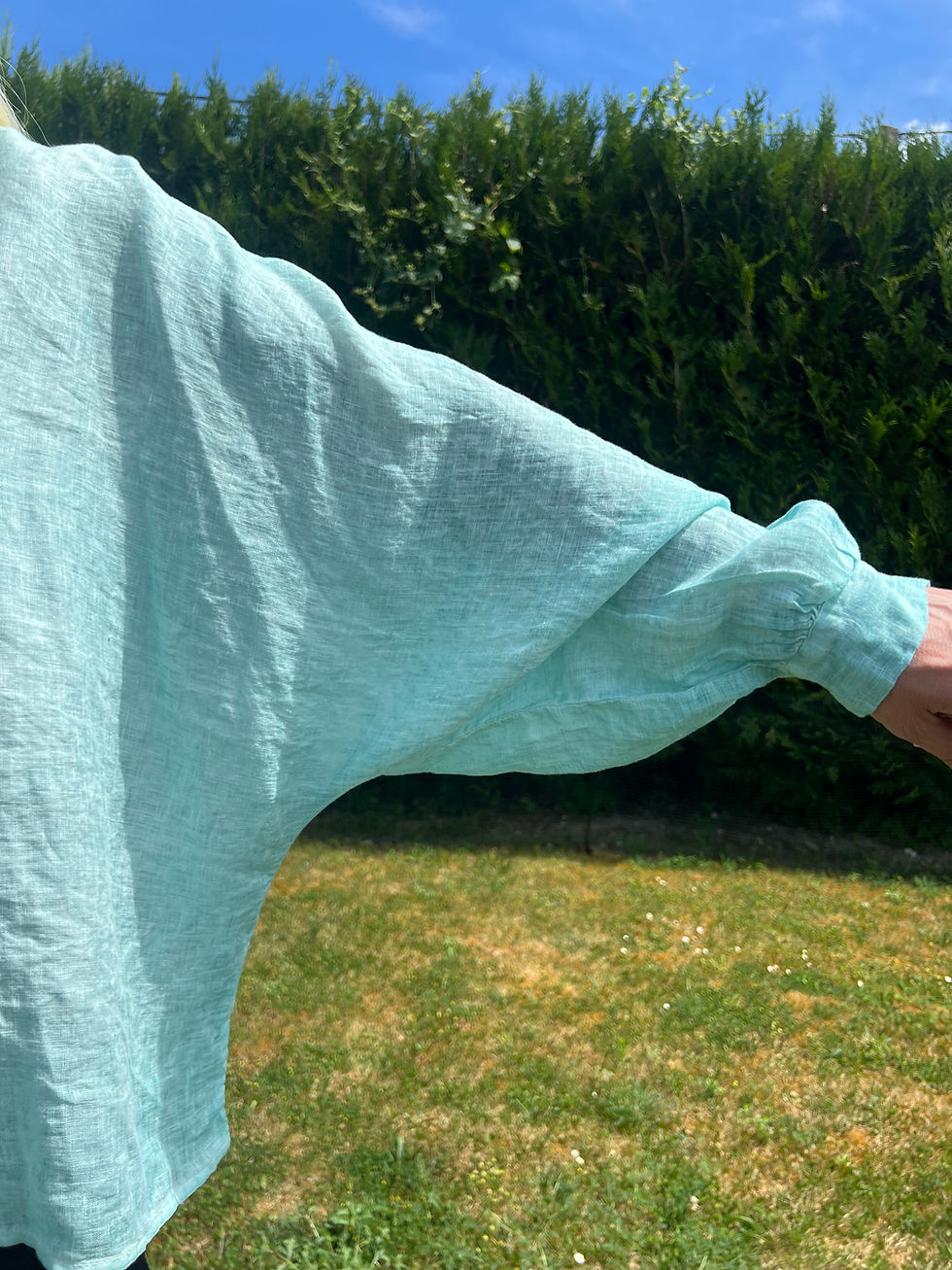 Miniature : Blouse Banditas Eugenie en lin
