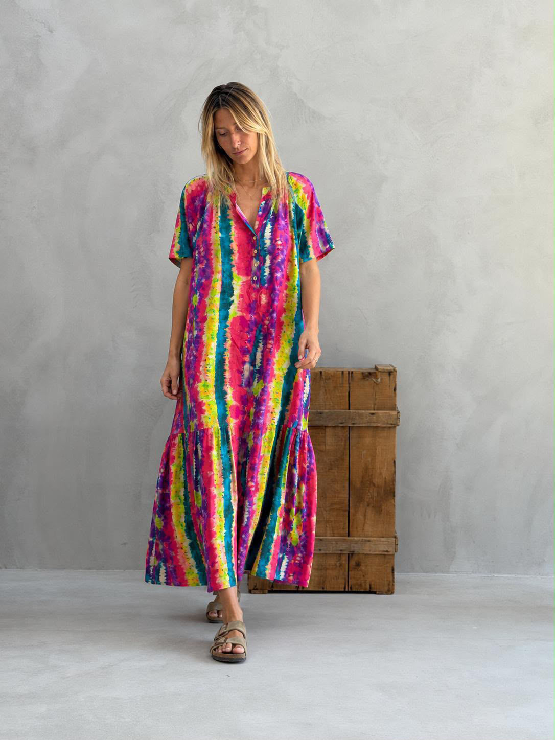 Robe longue Banditas Namrek Tye Die