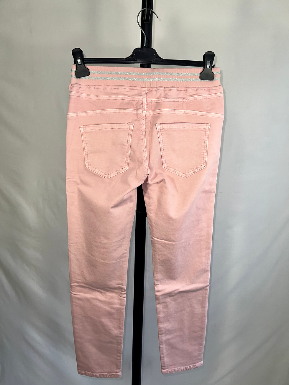 Miniature : Pantalon jogging rose poudré de dos