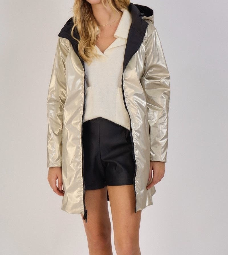 Miniature : Parka mi-longue réversible