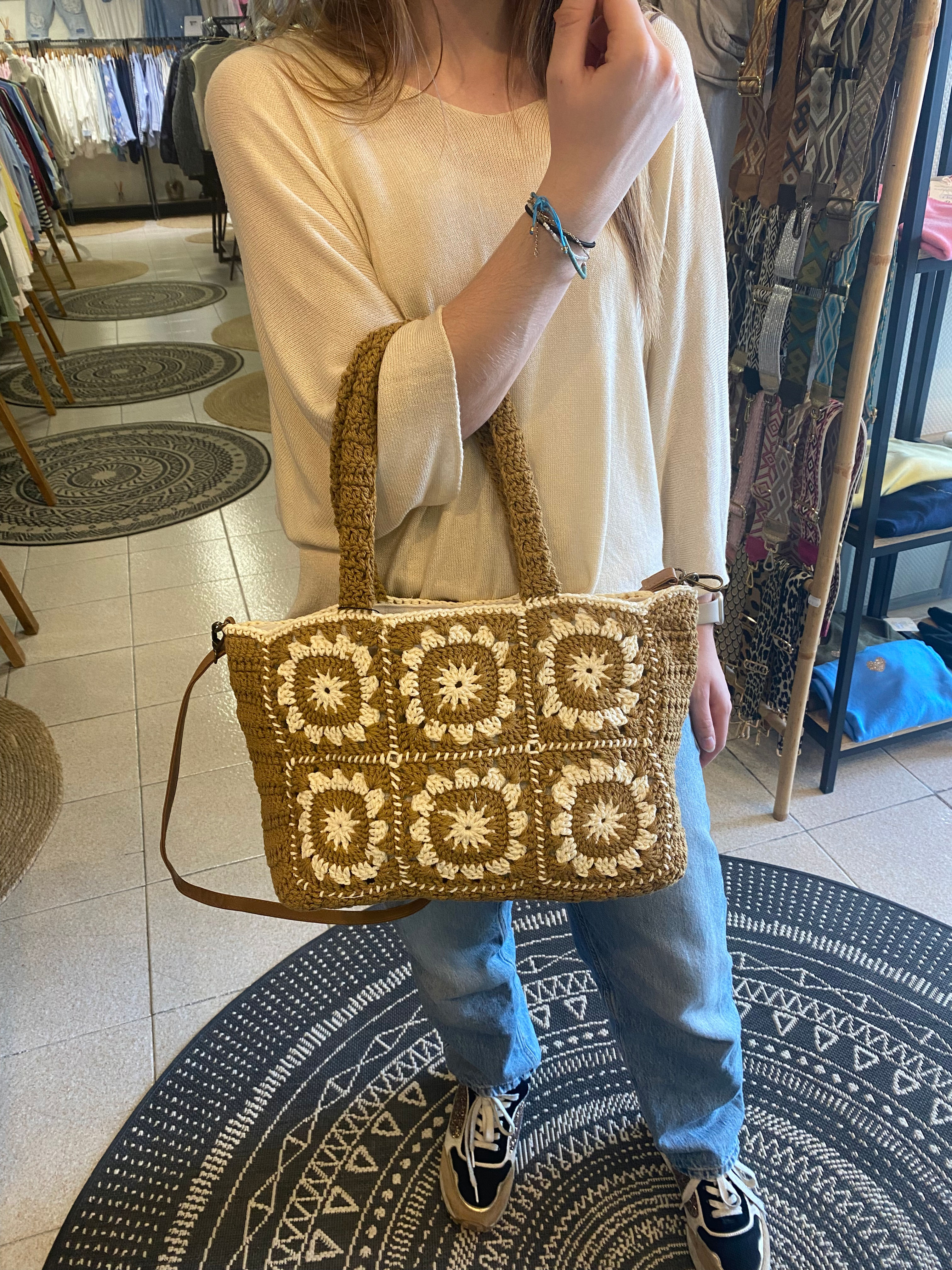 Sac à main en crochet