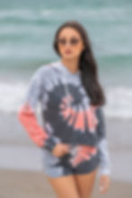 Hoodie, Tie Dye Shorts, and Pockets Combo