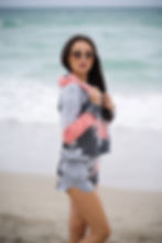 Hoodie, Tie Dye Shorts, and Pockets Combo