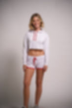 Women's Crop Top Hoodie and Shorts Set
