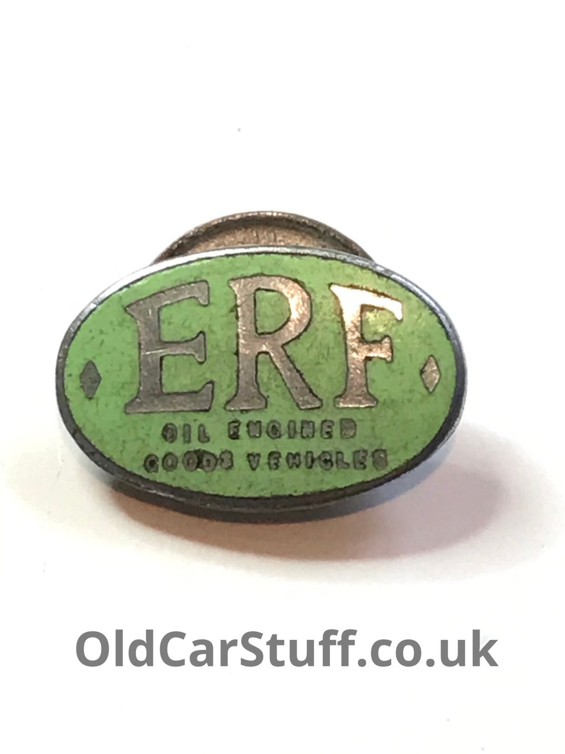 vintage ERF enamel badge