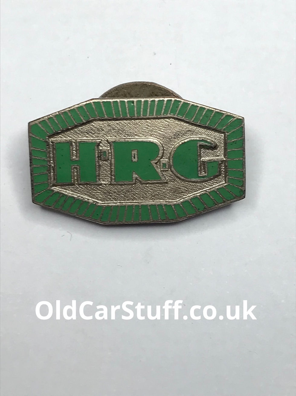 HRG car enamel badge