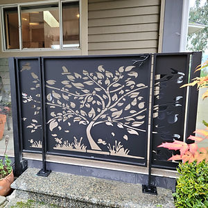 CNC cut gate