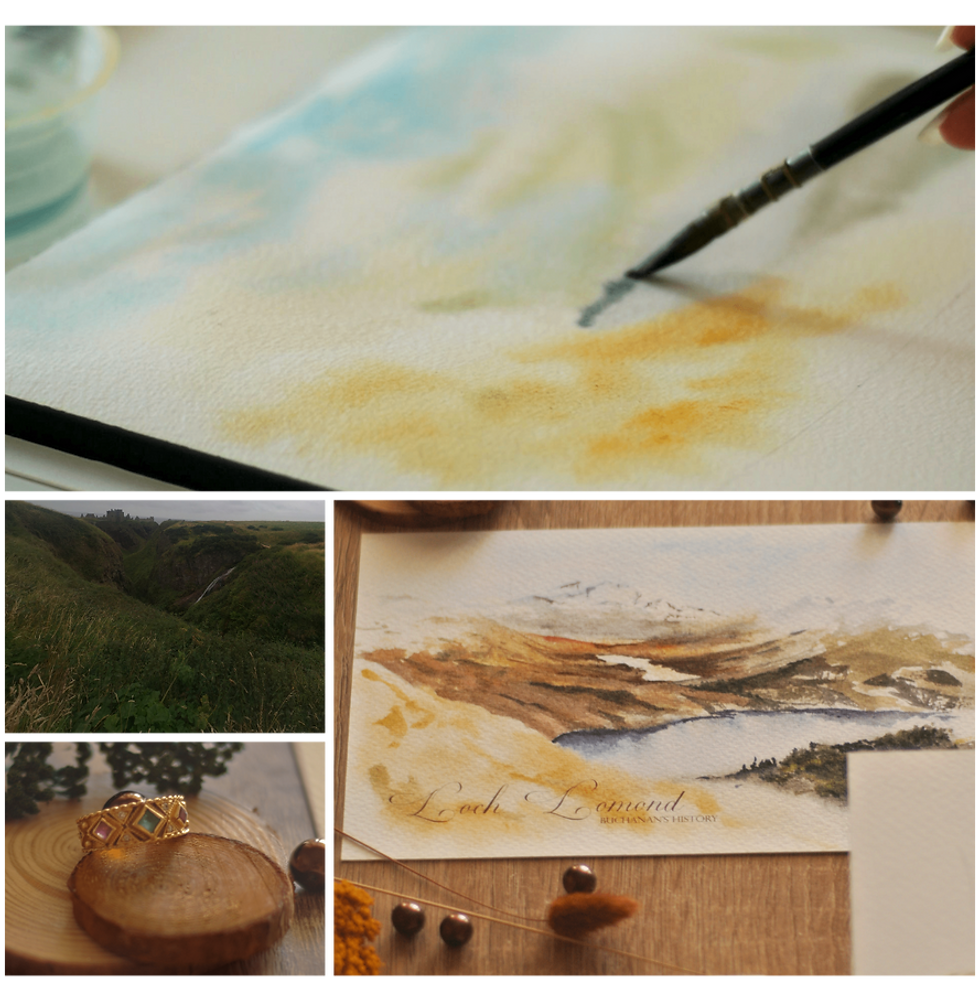 papeterie mariage aquarelle ecosse sur mesure elocappel art (6).png