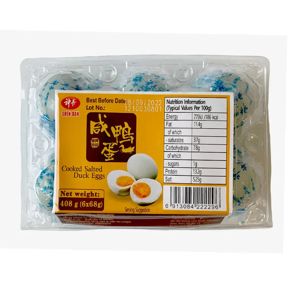 Cooked Salted Duck Eggs 6pcs