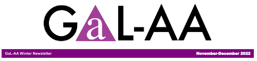 Image - GaL-AA Newsletter – Winter 2022