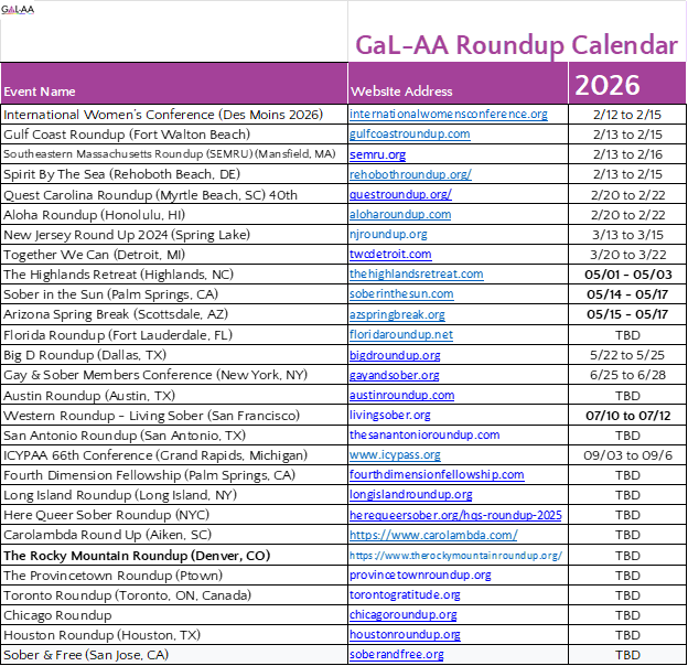 Image - Roundup Calendar