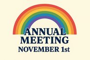 Annual Meeting November 1st