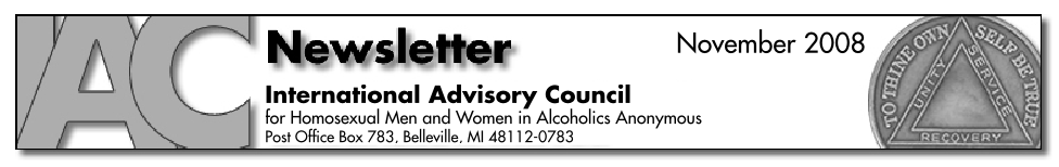 Image: IAC Newsletter – November 2008