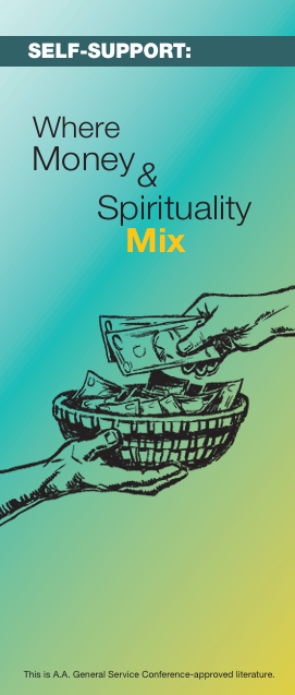 Image of the AA pamphlet - Self-Support: Where Money & Spirituality Mix