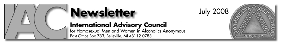 Image: IAC Newsletter – July 2008