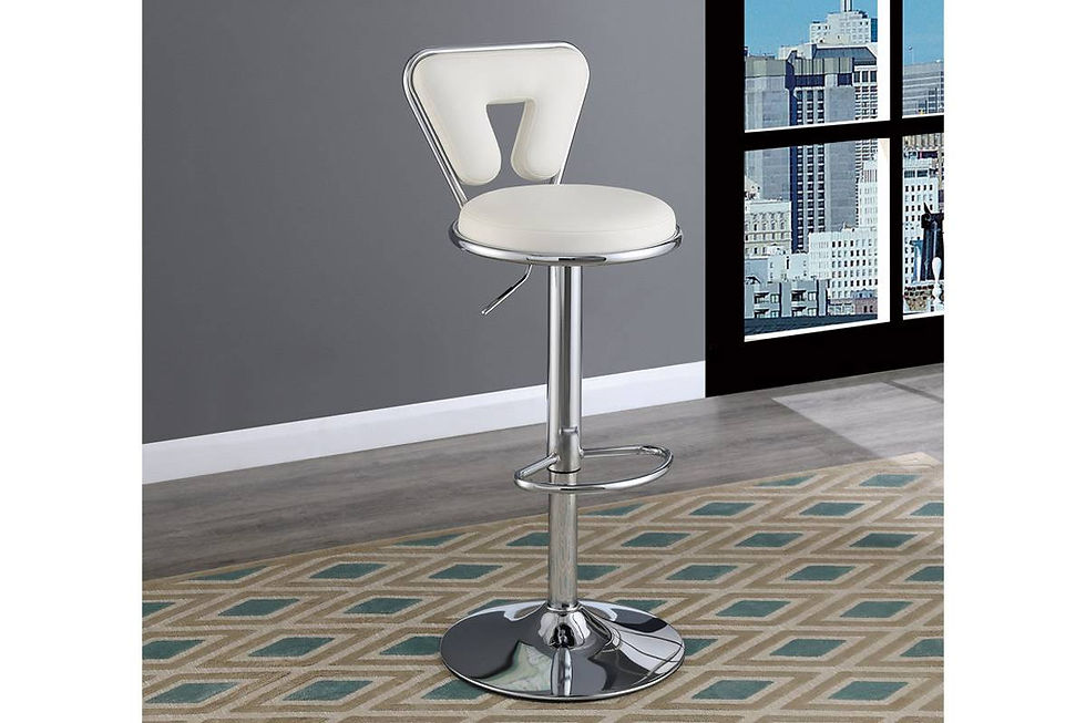 Tarick Swivel Adjustable Height Bar Stool