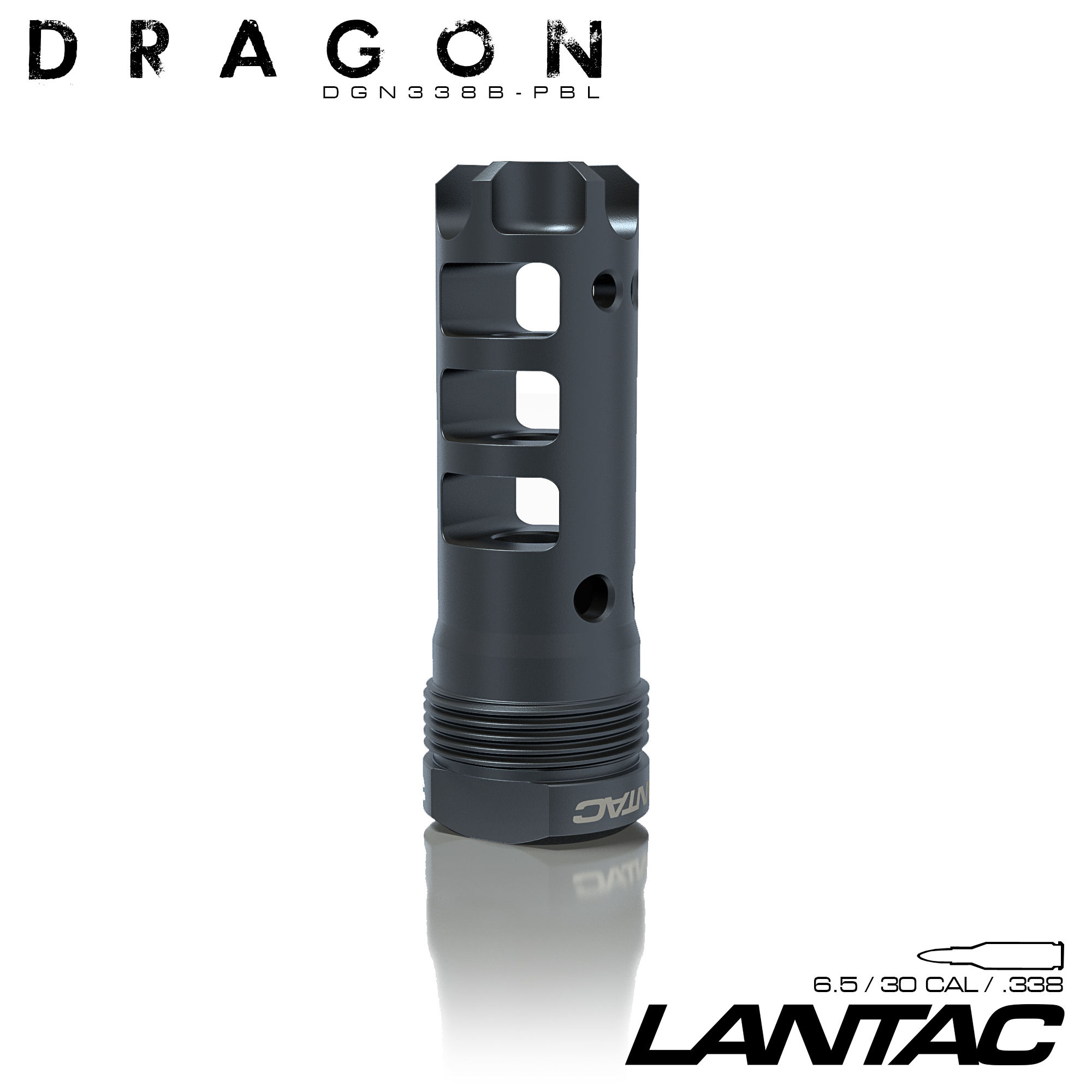 Plan-B Dragon® Muzzle Brake 30 CAL Full Length