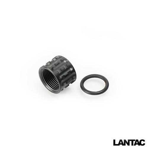 TPPro Knurled Thread Protector Black DLC lantacusa