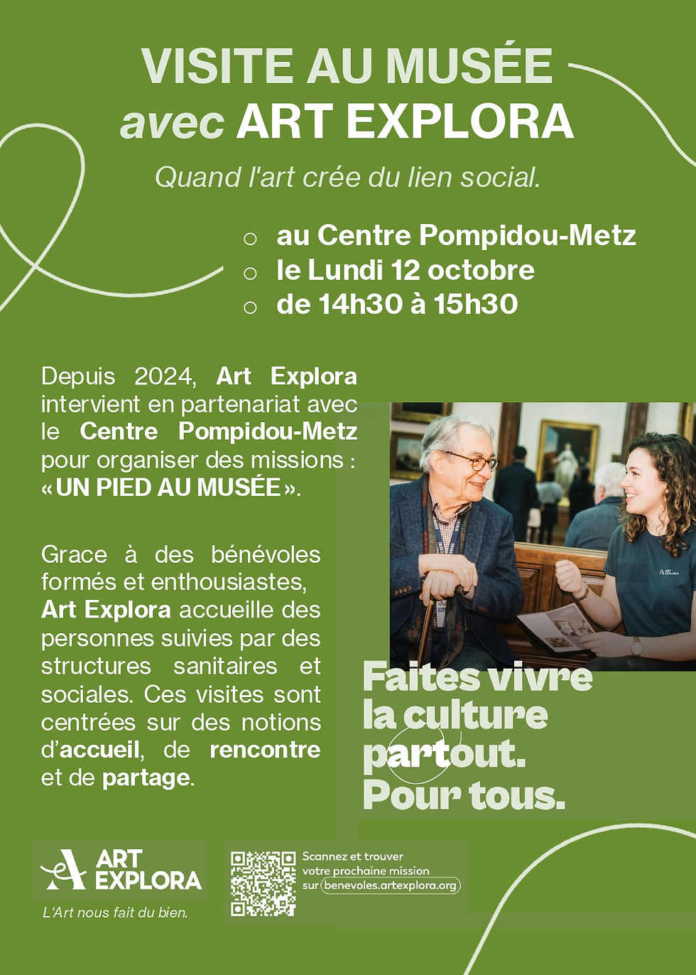 Visite au musée avec Art explora