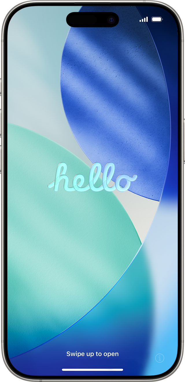 Apple iPhone turning on for the first time