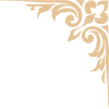 Zlatý dekorativní rohový ornament