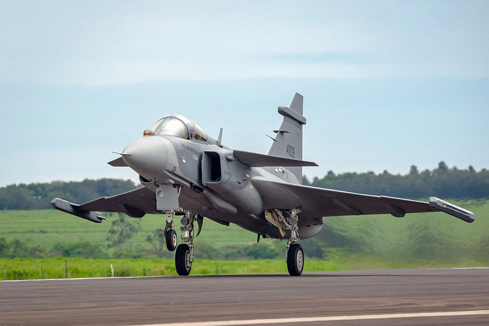 Vol inaugural du premier Gripen E assemblé au Brésil !