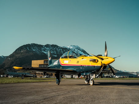 Vol inaugural du premier PC-21 canadien !