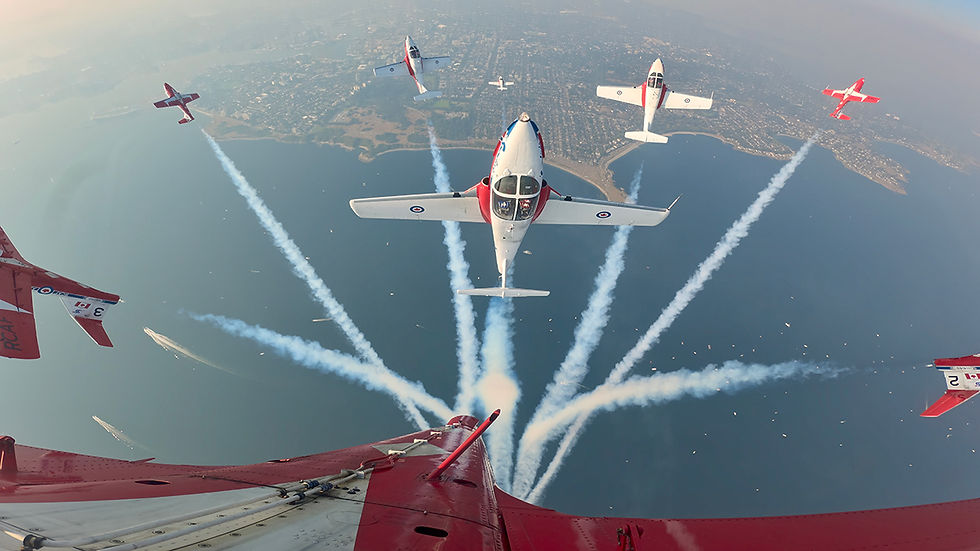 La dernière présentation des Snowbirds sur CT-114 !