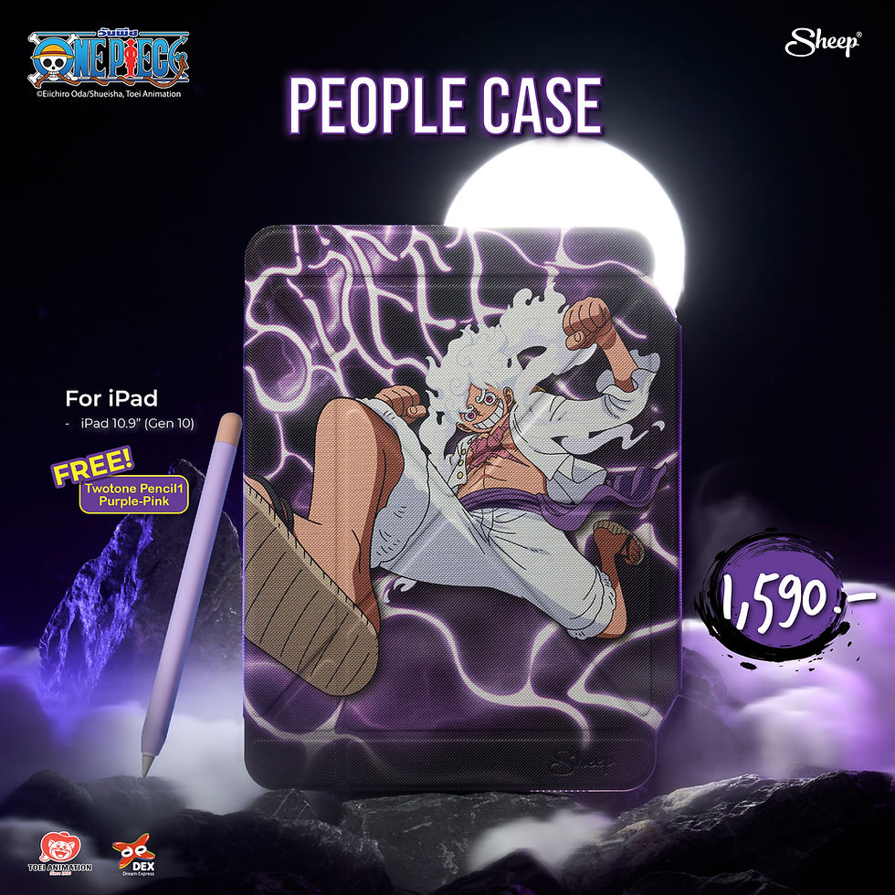 ภาพขนาดย่อ: เคสไอแพดกันกระแทก people one piece วันพีซ วันพีช ลูฟี่เกียร์5 วันพีซกลายร่าง