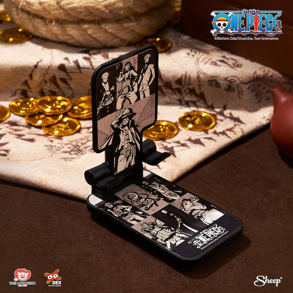 ภาพขนาดย่อ: ที่ตั้งโทรศัพท์ ลิขสิทธิ์แท้ วันพีซ ขาตั้งพับได้