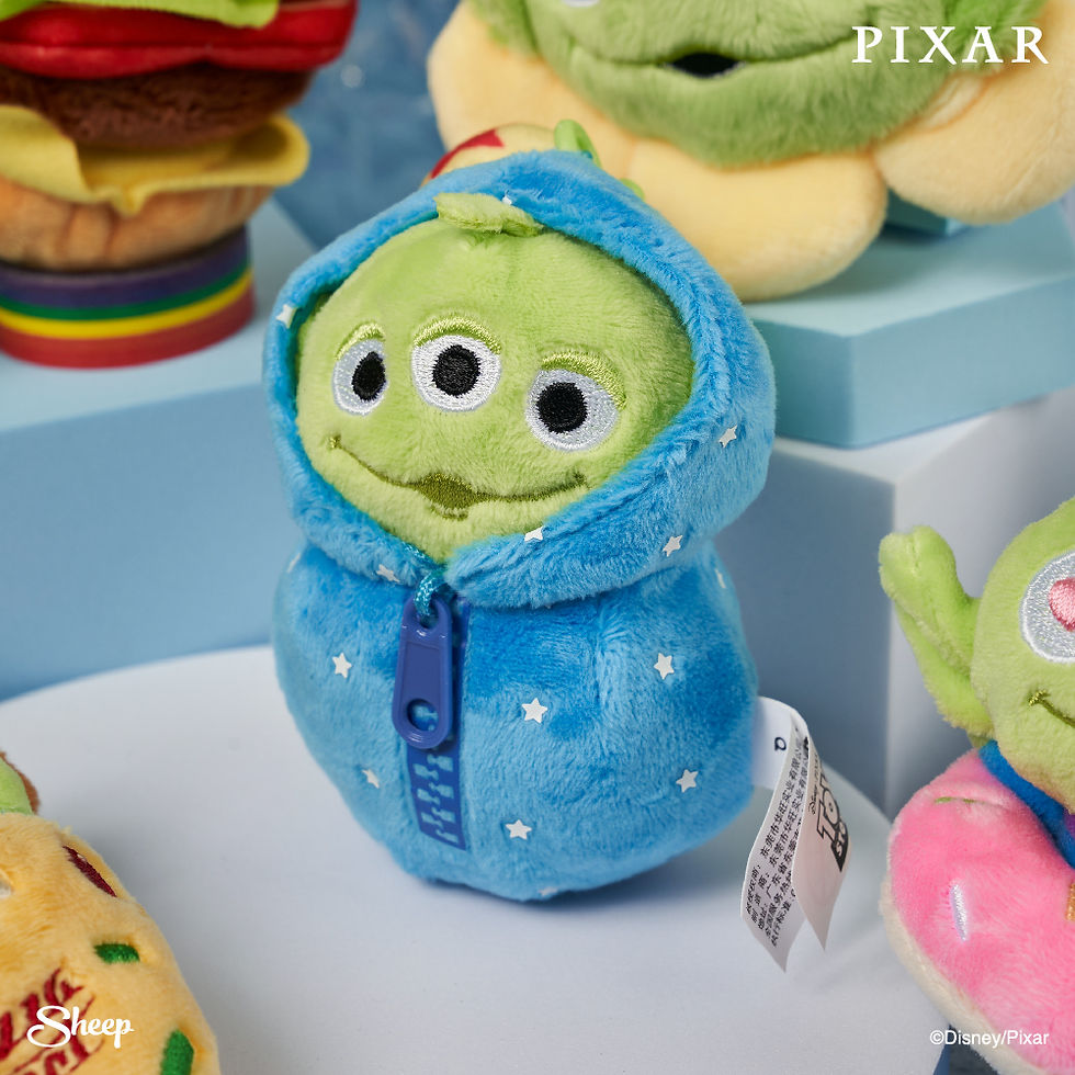 ภาพขนาดย่อ: กล่องสุ่ม ลิขสิทธิ์แท้ Sheep Blind Box Keychain Aliens