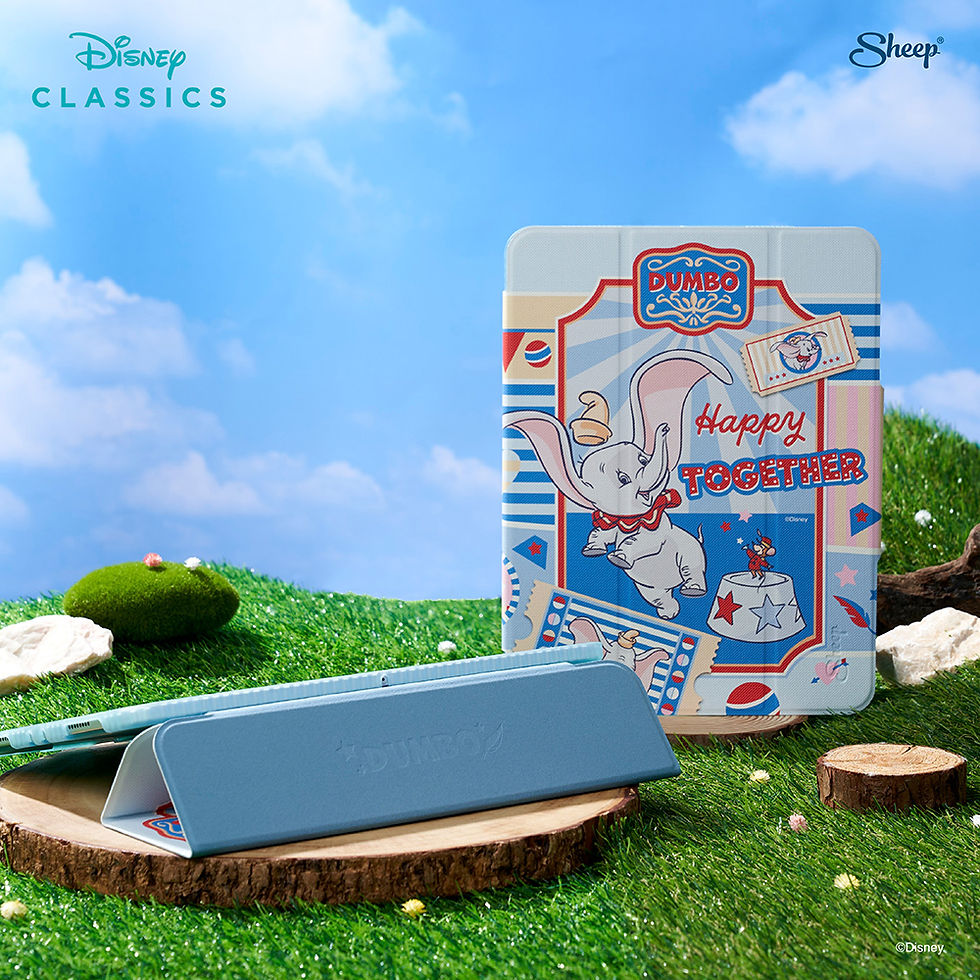 ภาพขนาดย่อ: เคสไอแพด iPad Case การ์ตูน Disney Lady, Dumbo, Thumper, Marie, Dalmatians