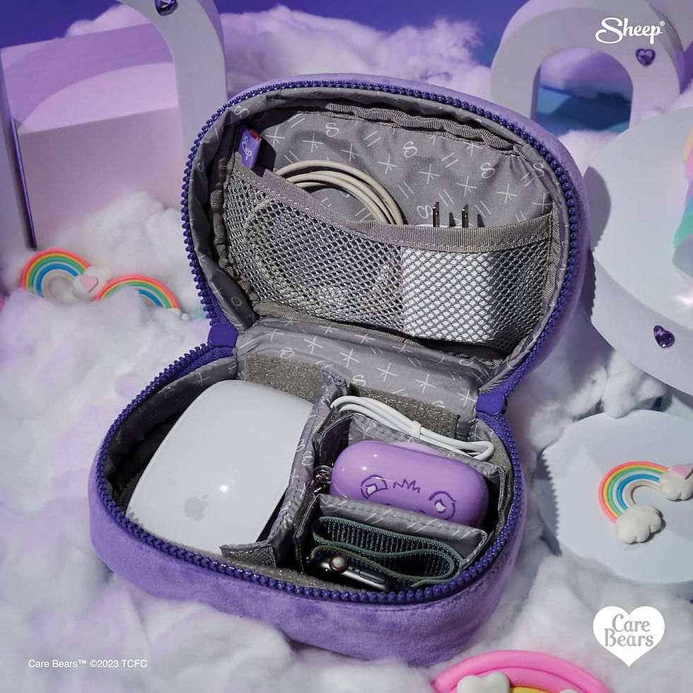 ภาพขนาดย่อ: กระเป๋าใส่ของนุ่มๆ ลาย Care Bears ของแท้