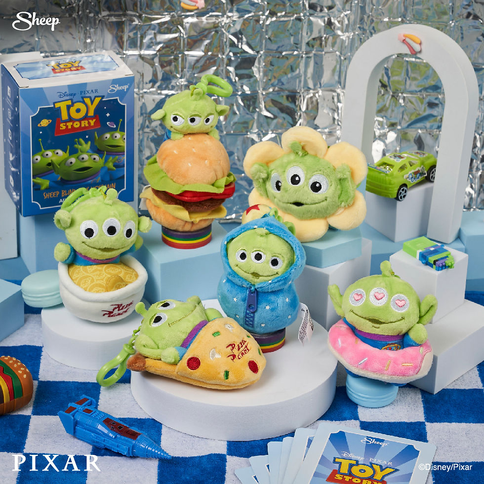 ภาพขนาดย่อ: กล่องสุ่ม Blind Box Keychain Aliens Toy Story แท้