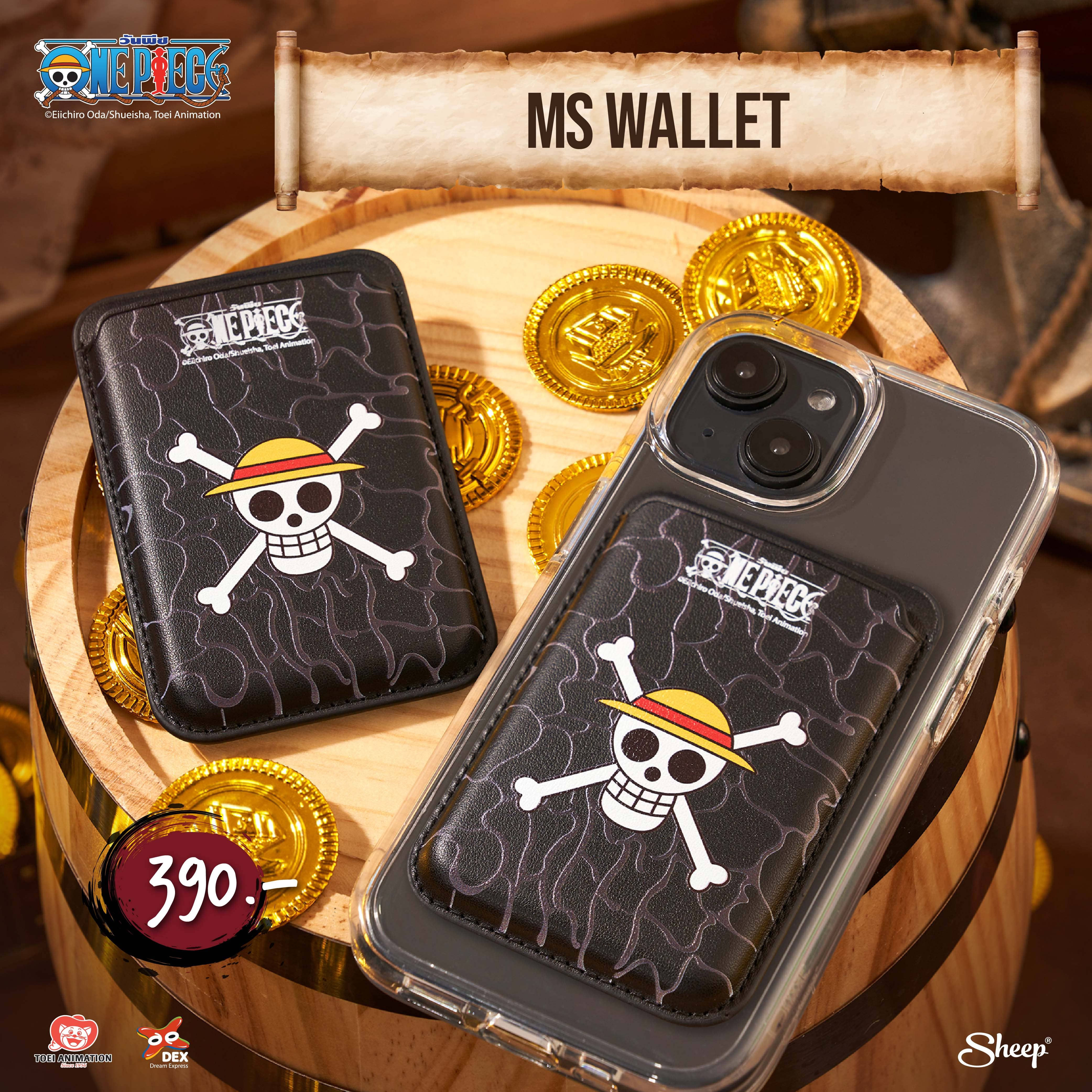 เคสไอโฟน One Piece ลิขสิทธิ์แท้ เคส Magsafe ใส่บัตรได้