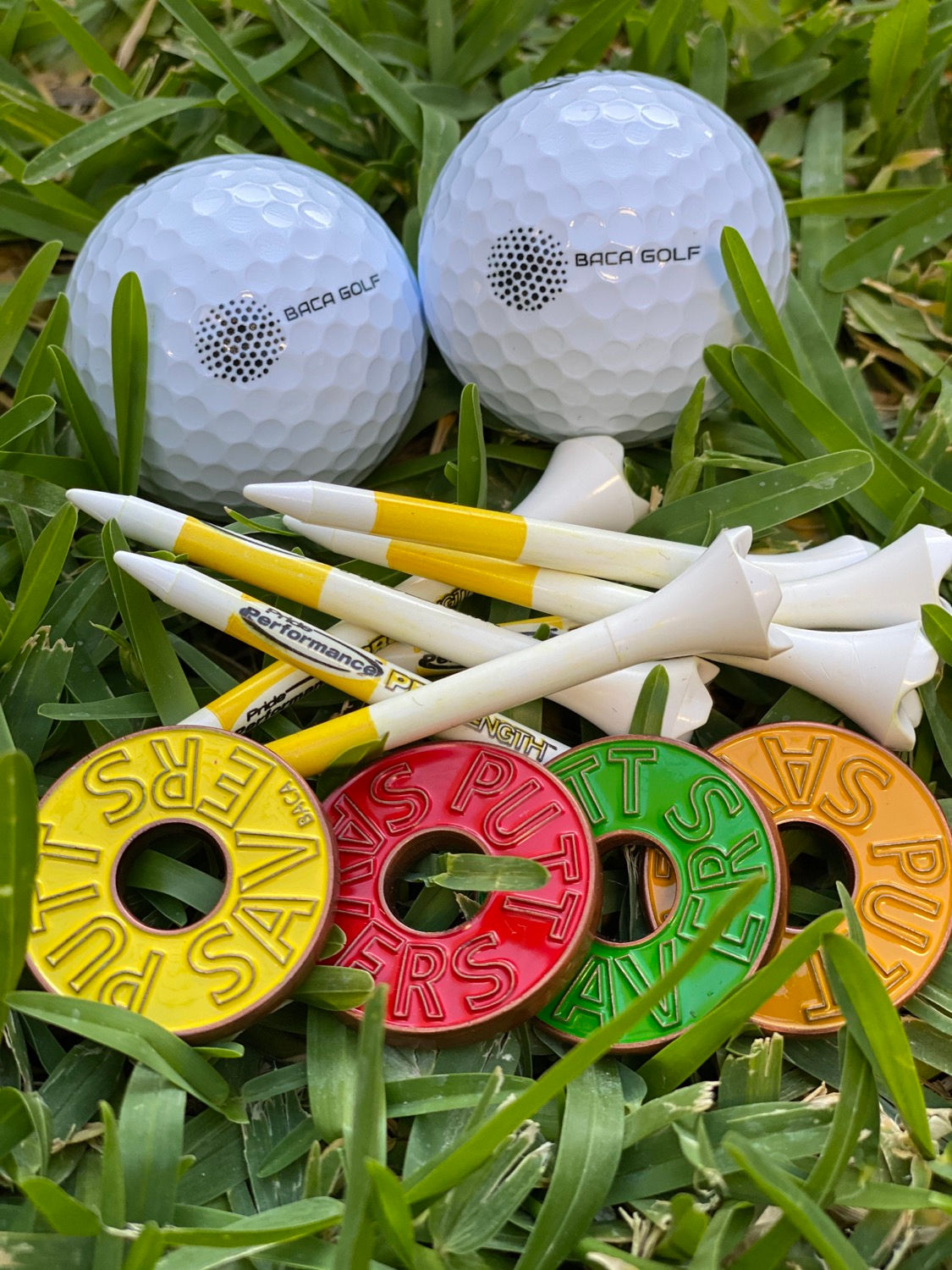 Putt Savers Combo Ball Markers (4 pcs)