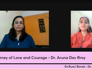 Janitri organised their talk show series ” Her journey of love and courage” with Dr.Aruna DevRRoy 
