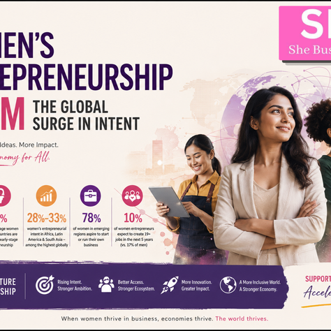 Women’s Entrepreneurship Boom: The Global Surge in Intent Transforming the World Economy