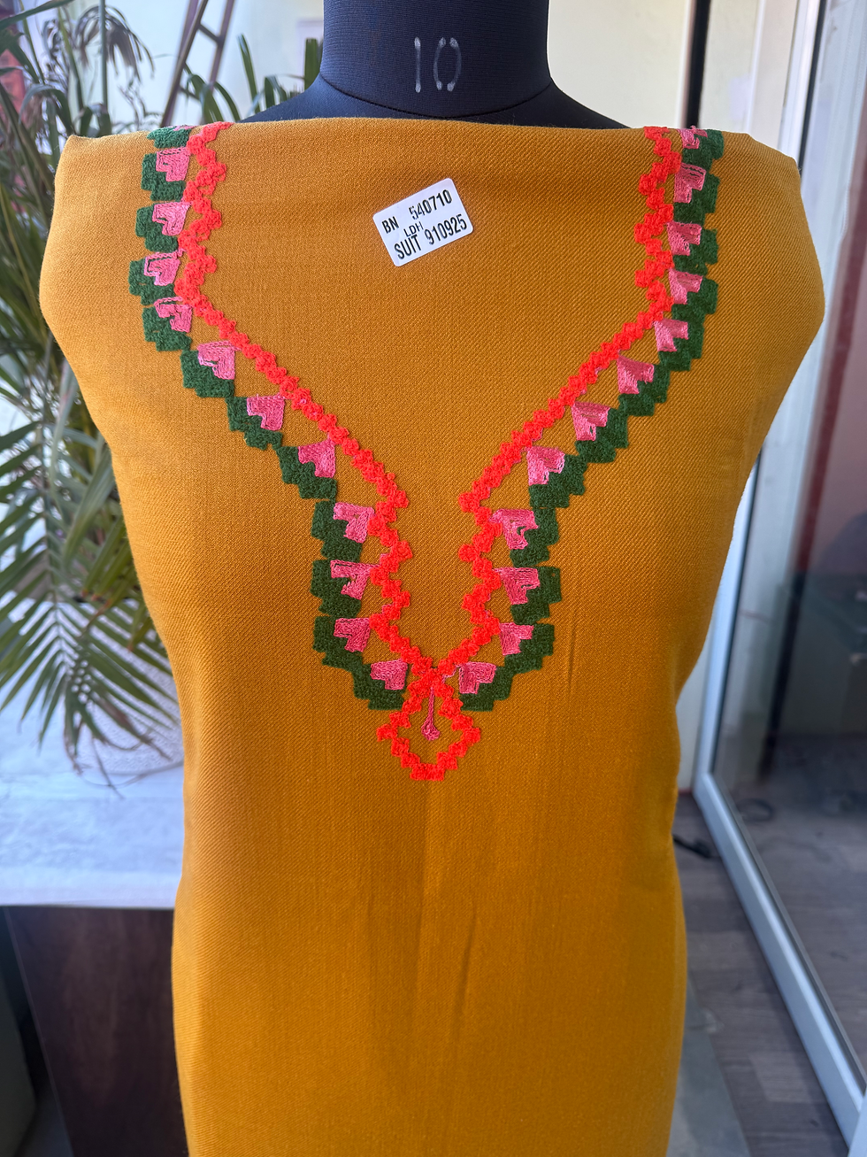 Thumbnail: Unstitched Woolen Suits (Mustard)
