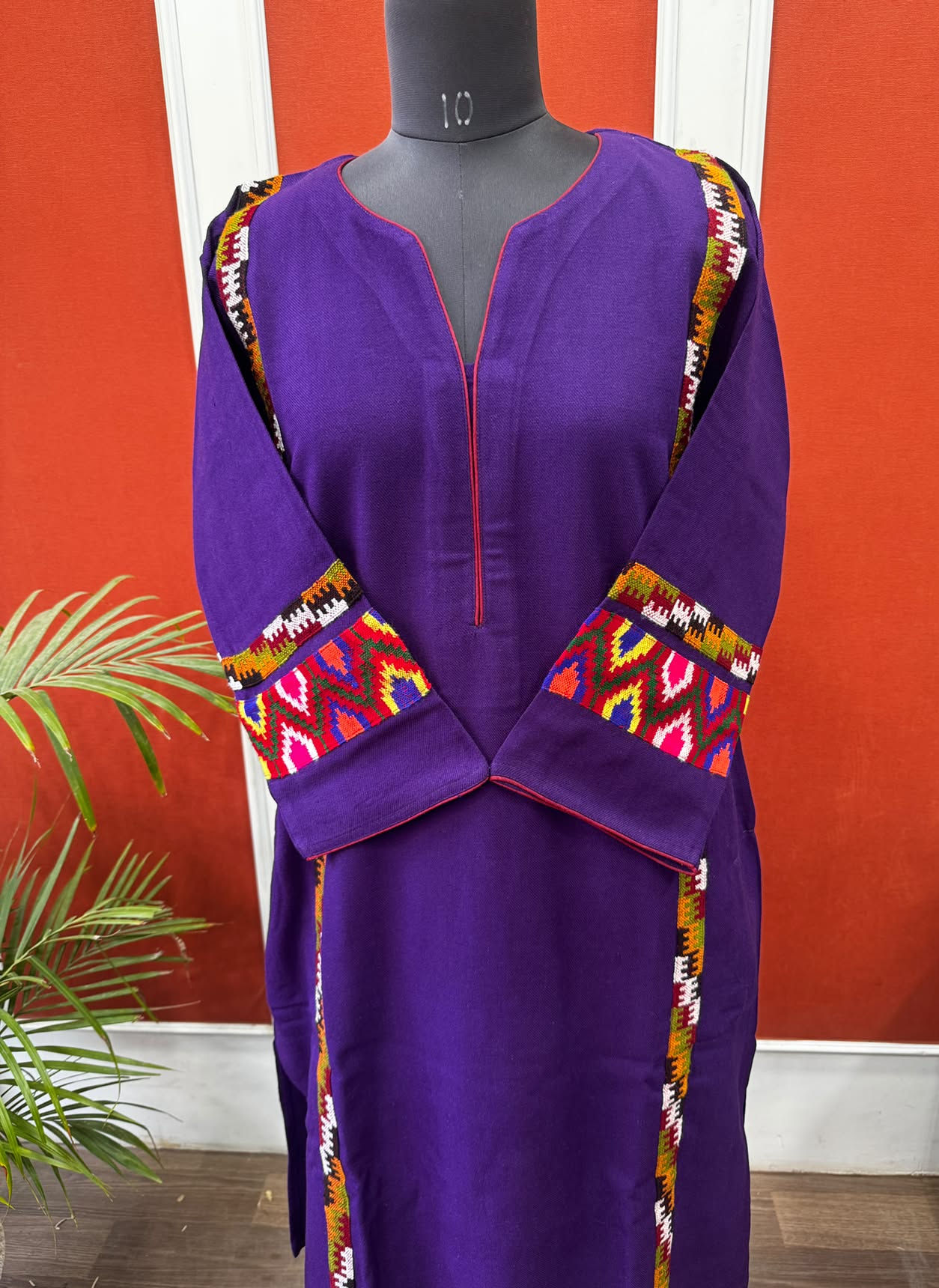 Himachali Choga Set (Purple)