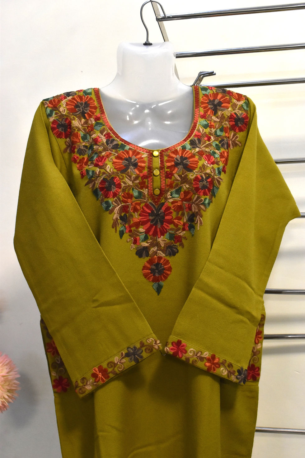 Thumbnail: Kashmiri Pheran: Lemon Yellow