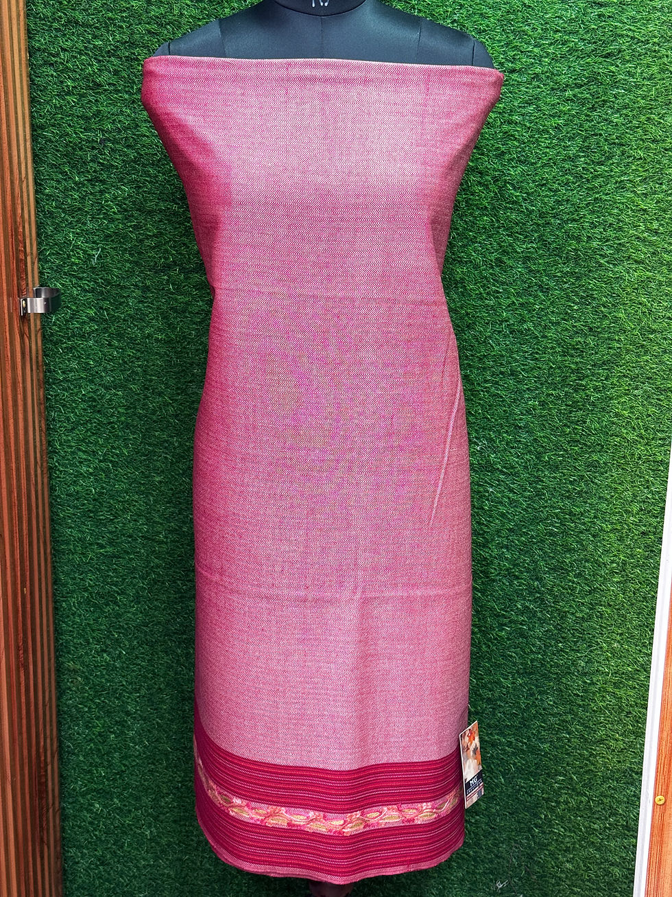 Thumbnail: Premium Cotts Wool Suits (Rani Pink)