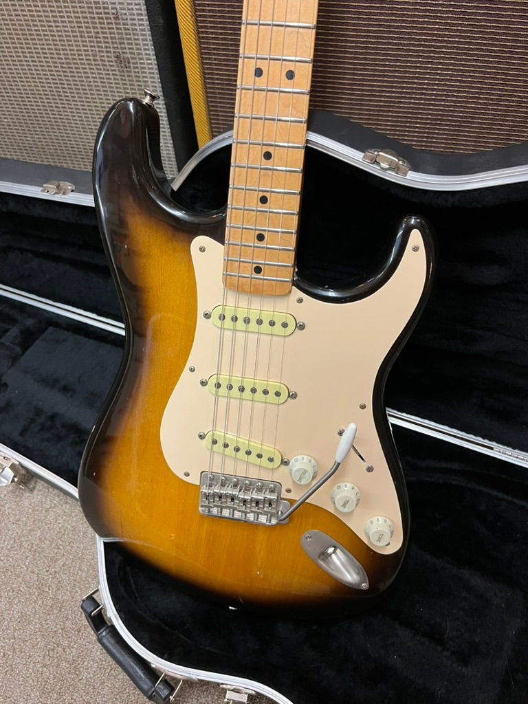Thumbnail: Fender Strat Jimmy Vaughn Neck Fralin Pickups Callaham Hardware SOLD