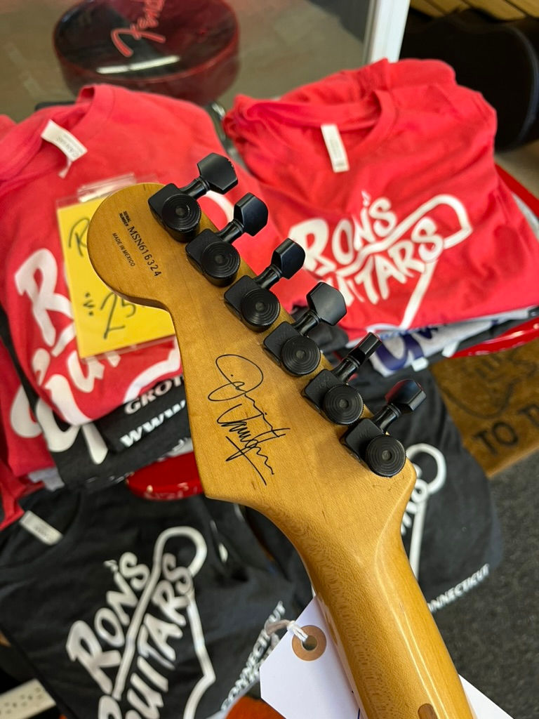 Thumbnail: Fender Mexican Standard Strat with gig bag and Locking Tuners SOLD