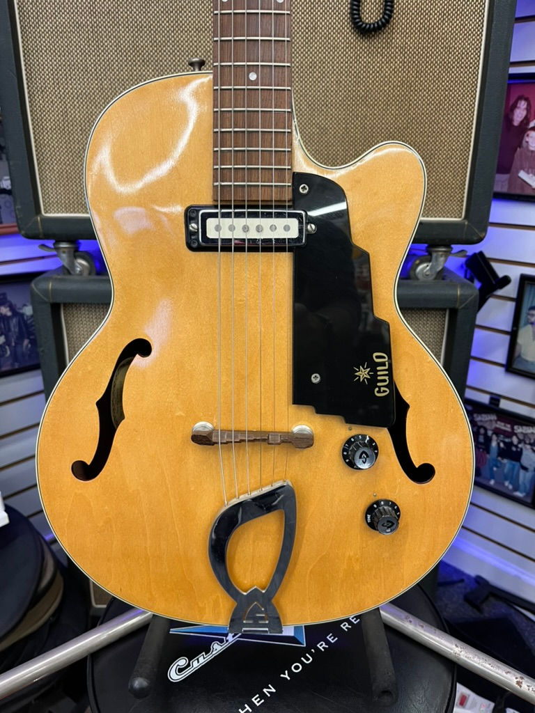 Thumbnail: Guild Hoboken New Jersey Vintage M65 3/4 Guitar SOLD