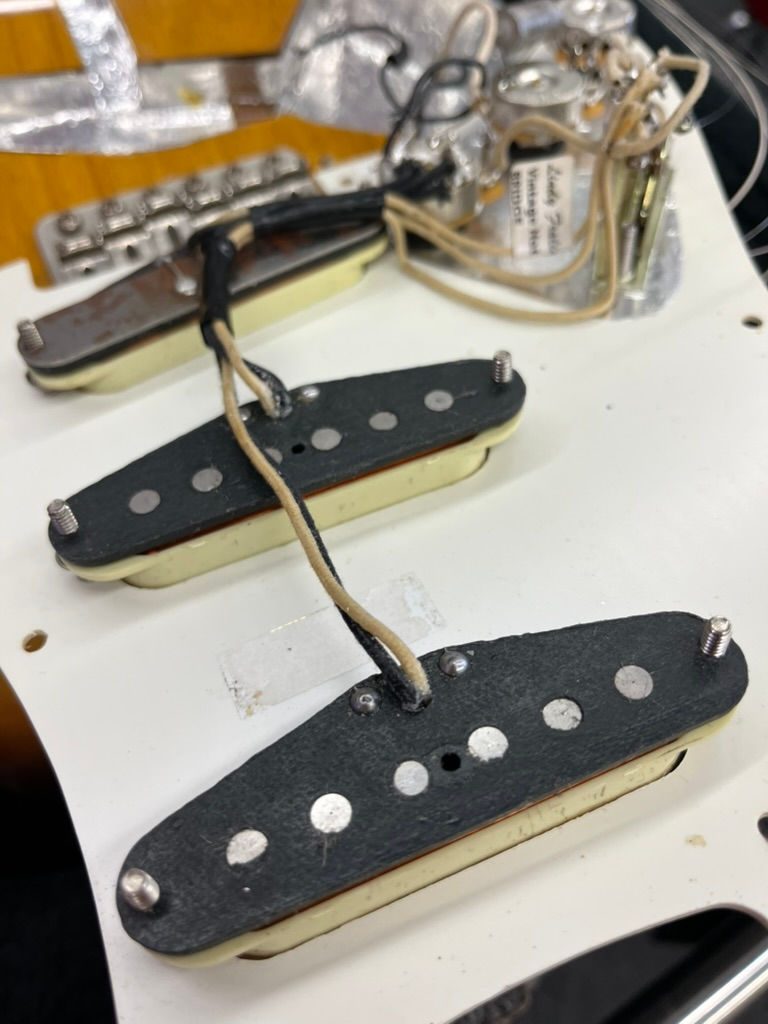 Thumbnail: Fender Strat Jimmy Vaughn Neck Fralin Pickups Callaham Hardware SOLD