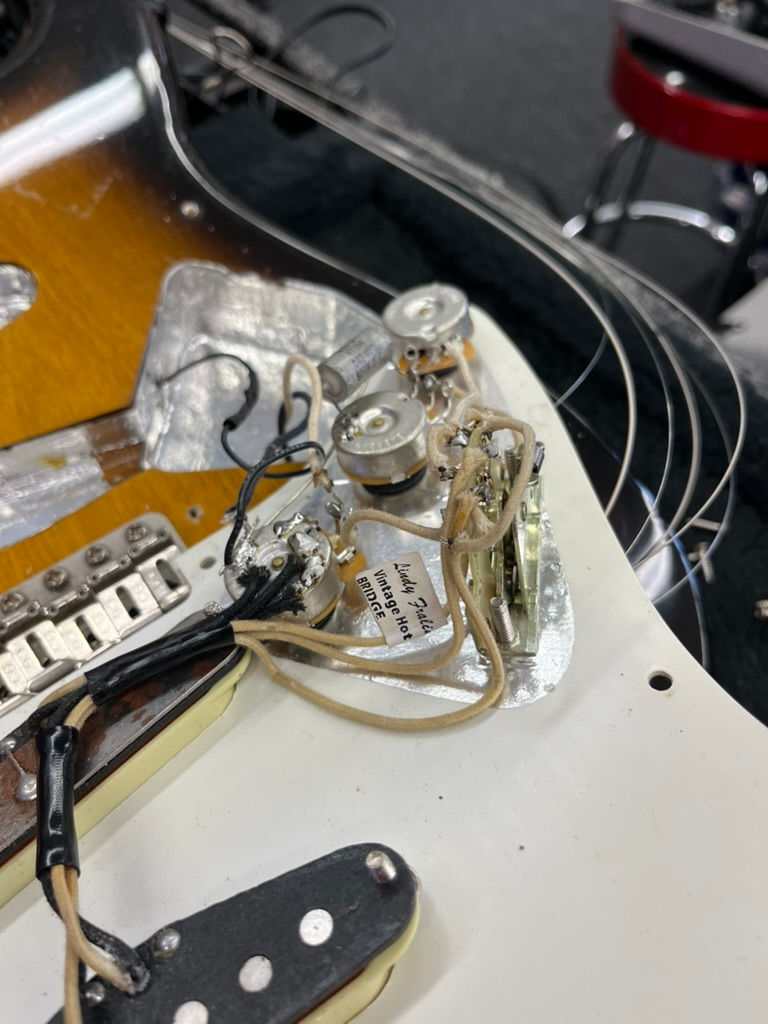 Thumbnail: Fender Strat Jimmy Vaughn Neck Fralin Pickups Callaham Hardware SOLD