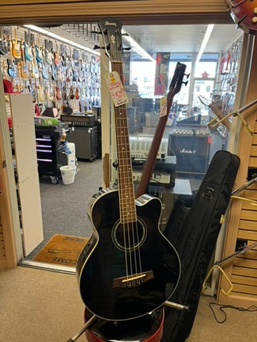 Thumbnail: Ibanez AEB10BE Acoustic Electric Bass SOLD