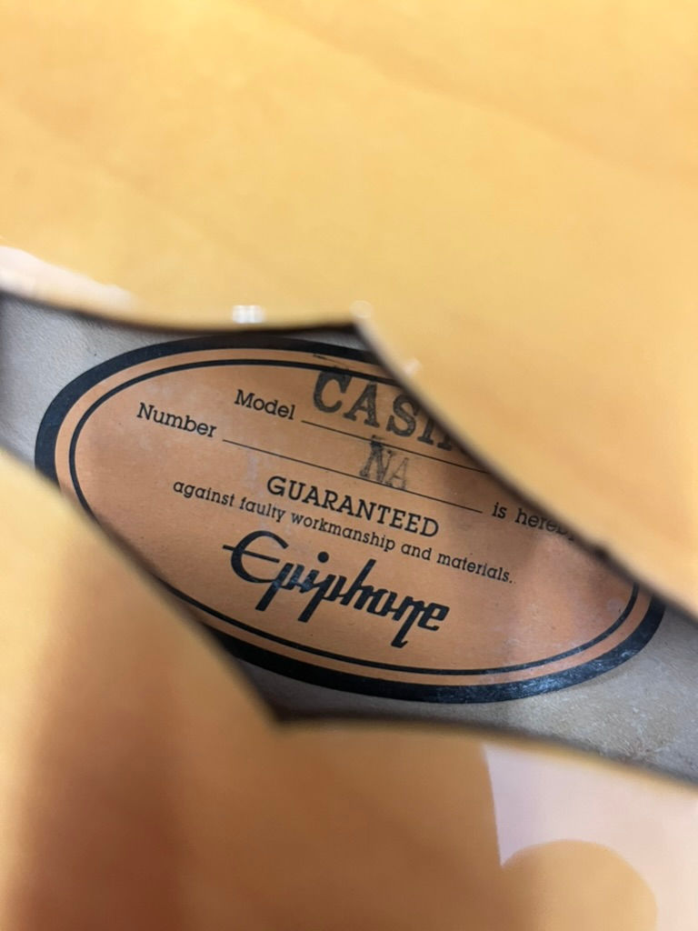 Thumbnail: Epiphone LEFT HANDED Casino WITH Hardshell Case SOLD